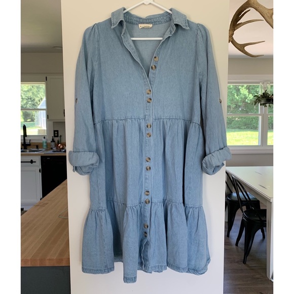 Aaron & Amber denim dress - Size Small - Picture 1 of 2